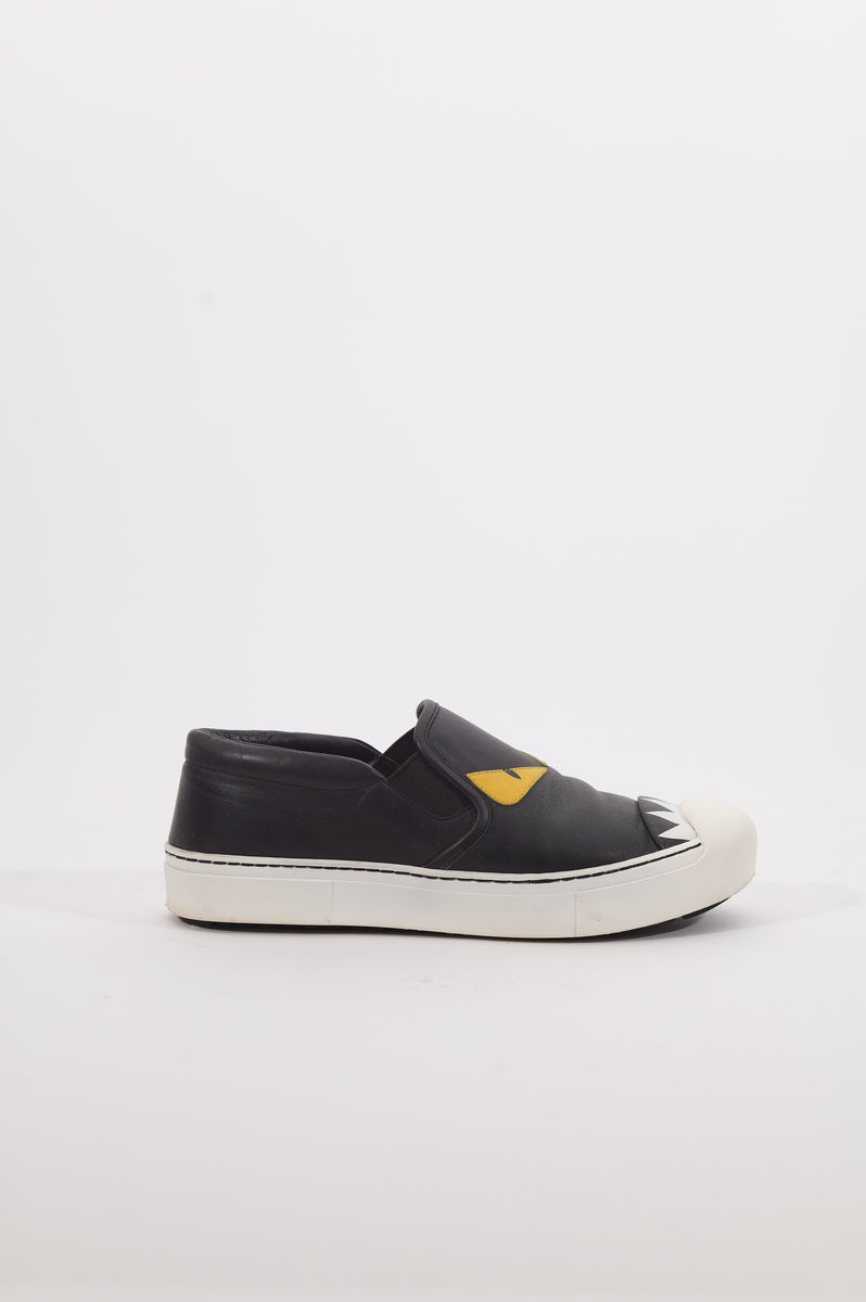 Tenis Fendi Monster negros Talla 36 3 mx RAG