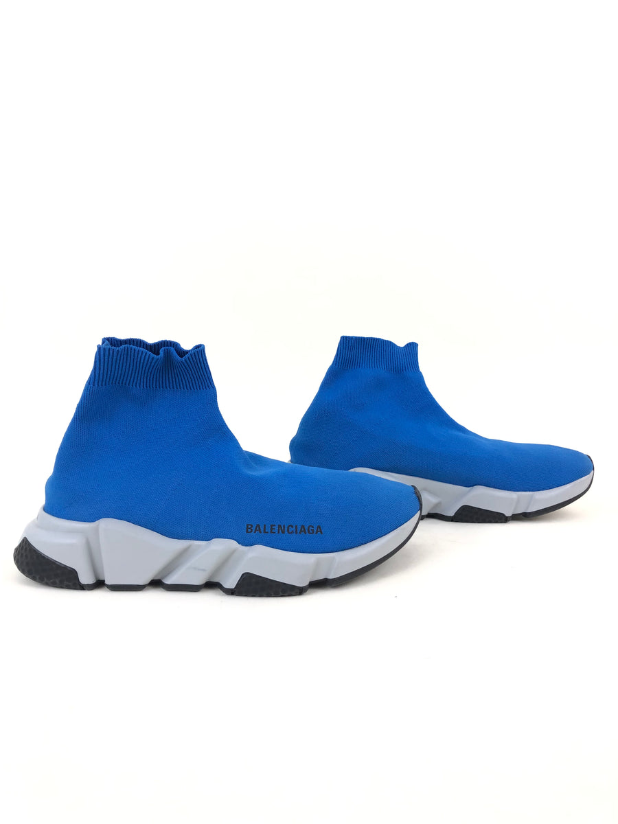 Tenis Balenciaga Speed azules RAG