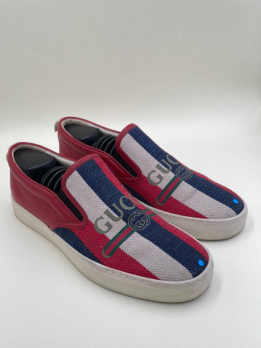 Tenis gucci hot sale slip on