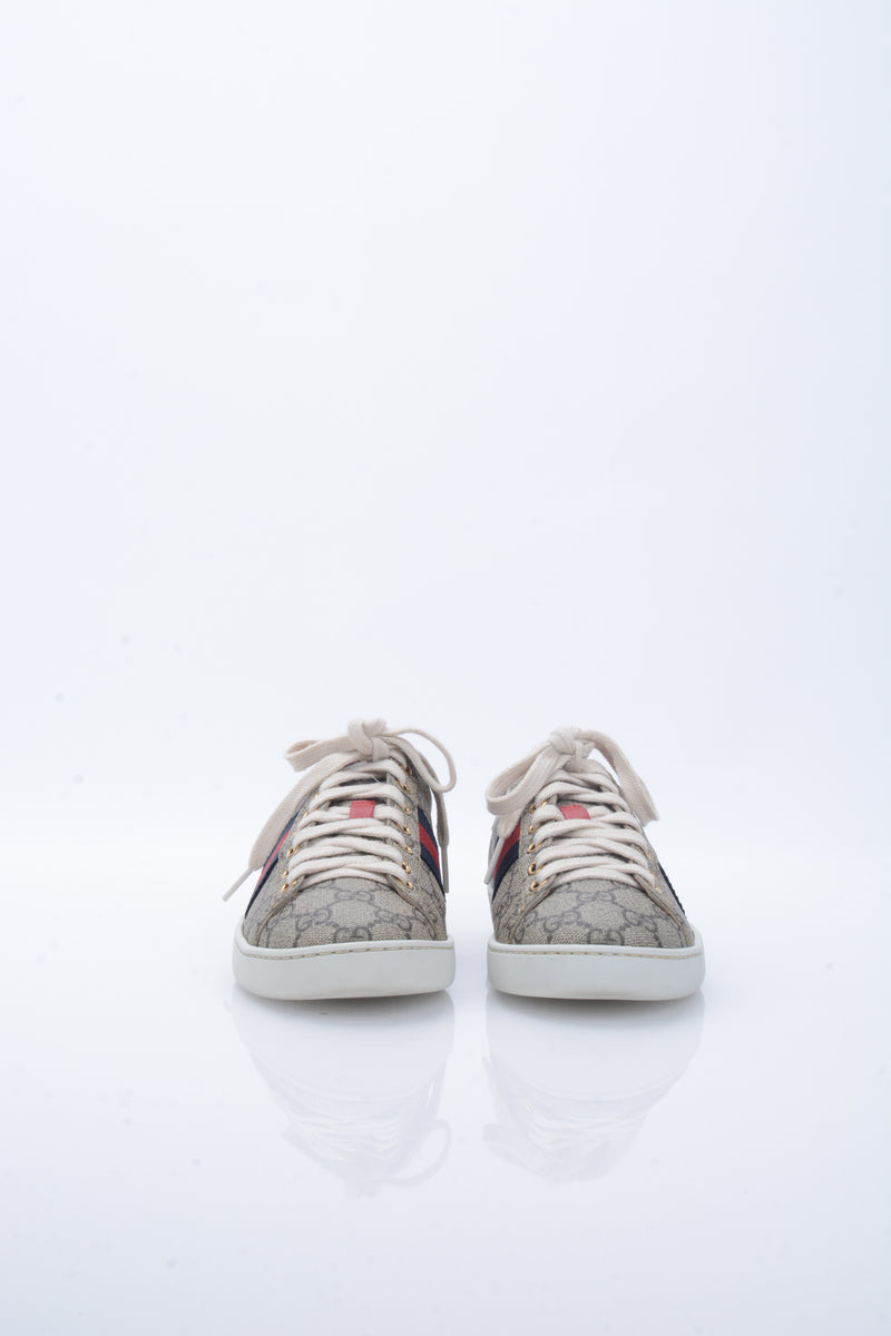 Gucci Ace GG Supreme Cafe Talla 34 / 1 mx – RAG