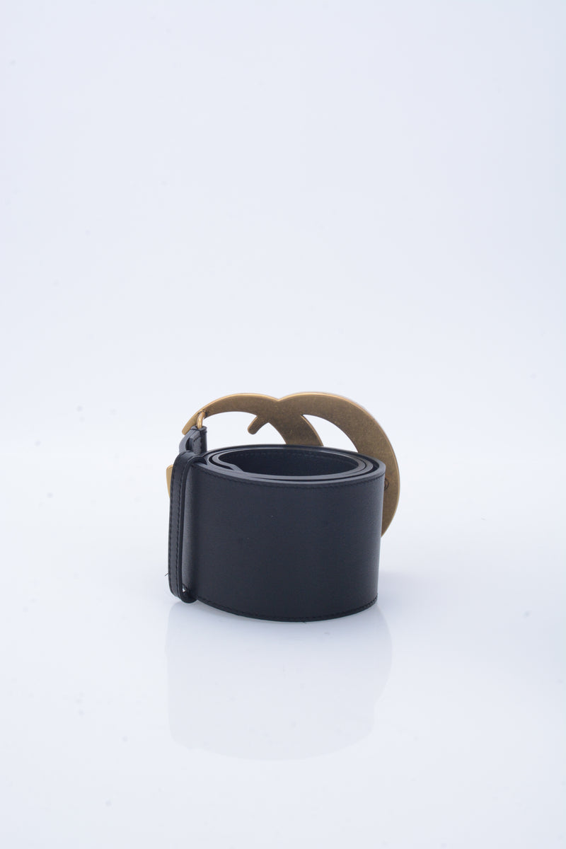 Gucci GG Marmont Extra Wide Negro Talla 80 – RAG