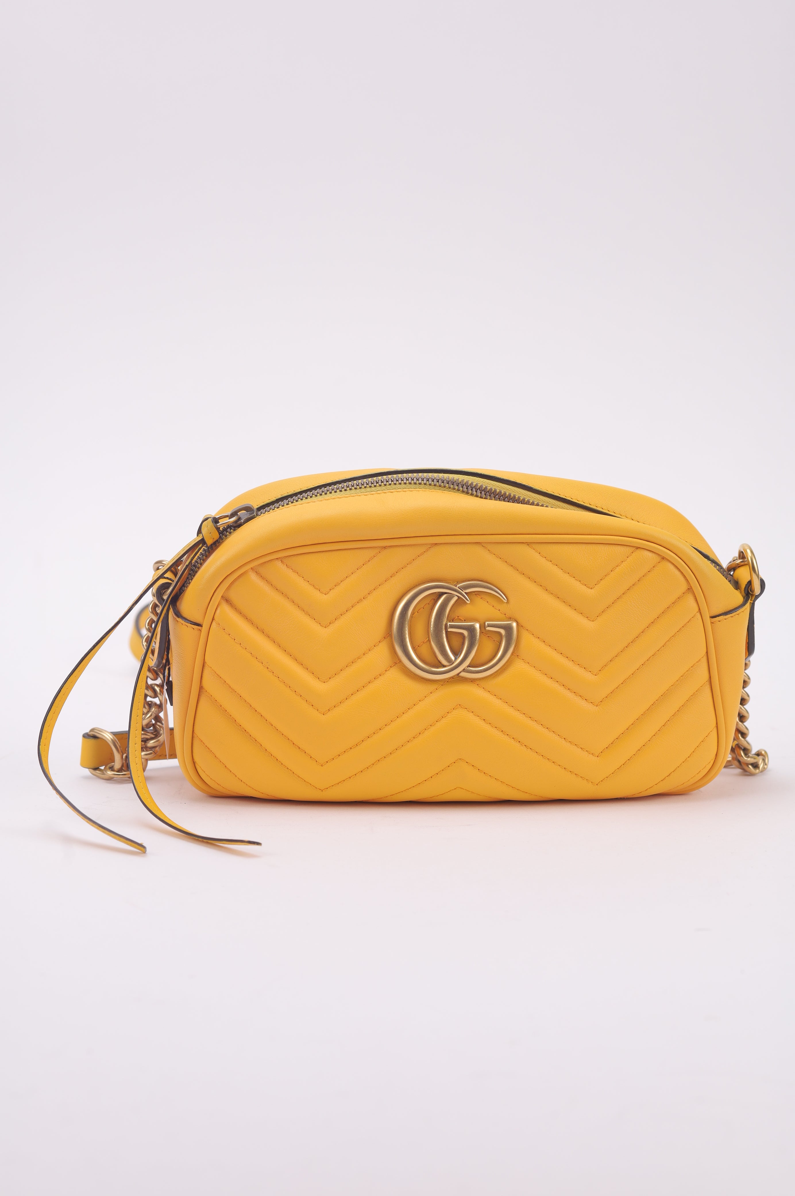 Crossbody Gucci GG Marmont Camera Bag Amarilla RAG