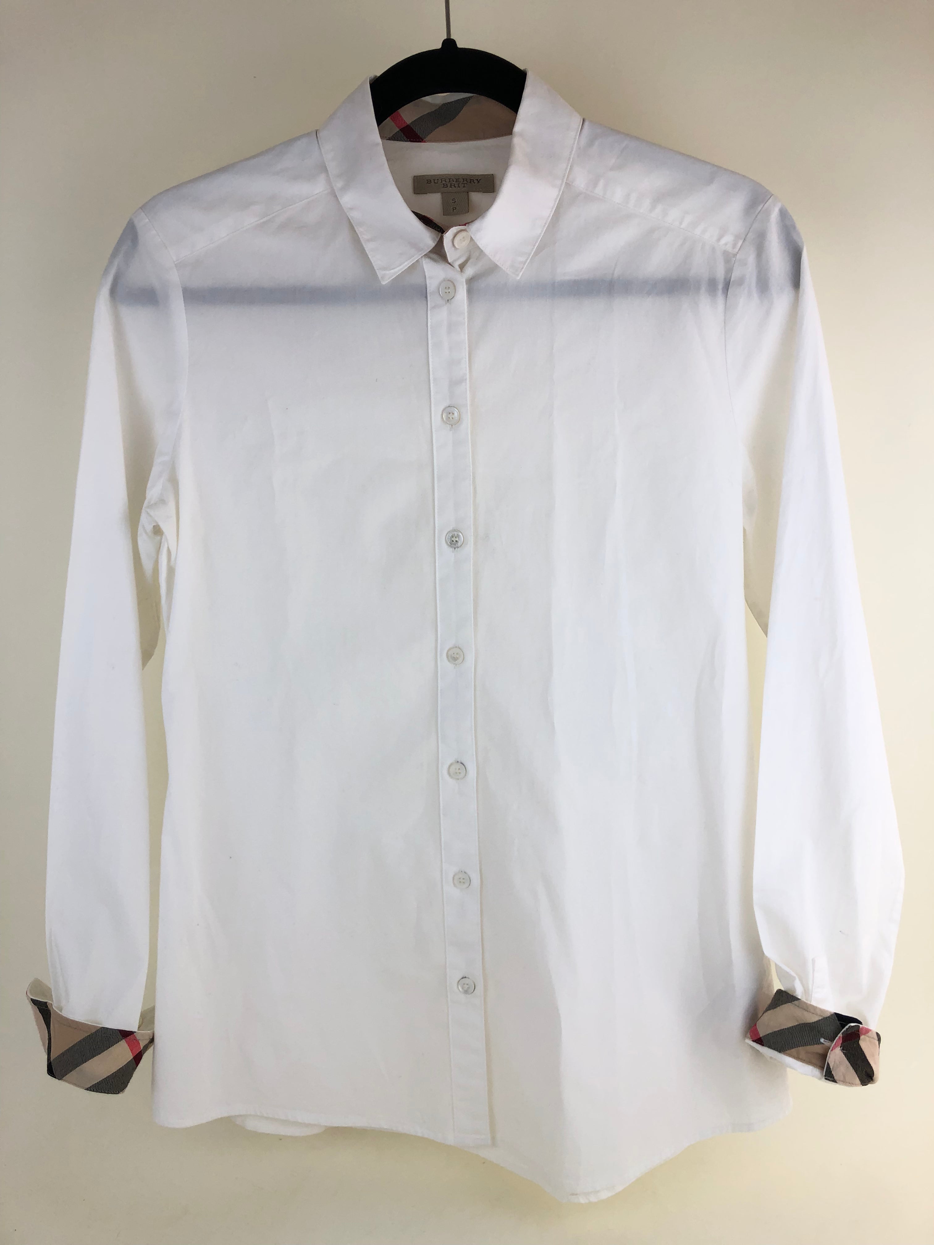 Camisa Burberry Camisa Blanco Talla S RAG