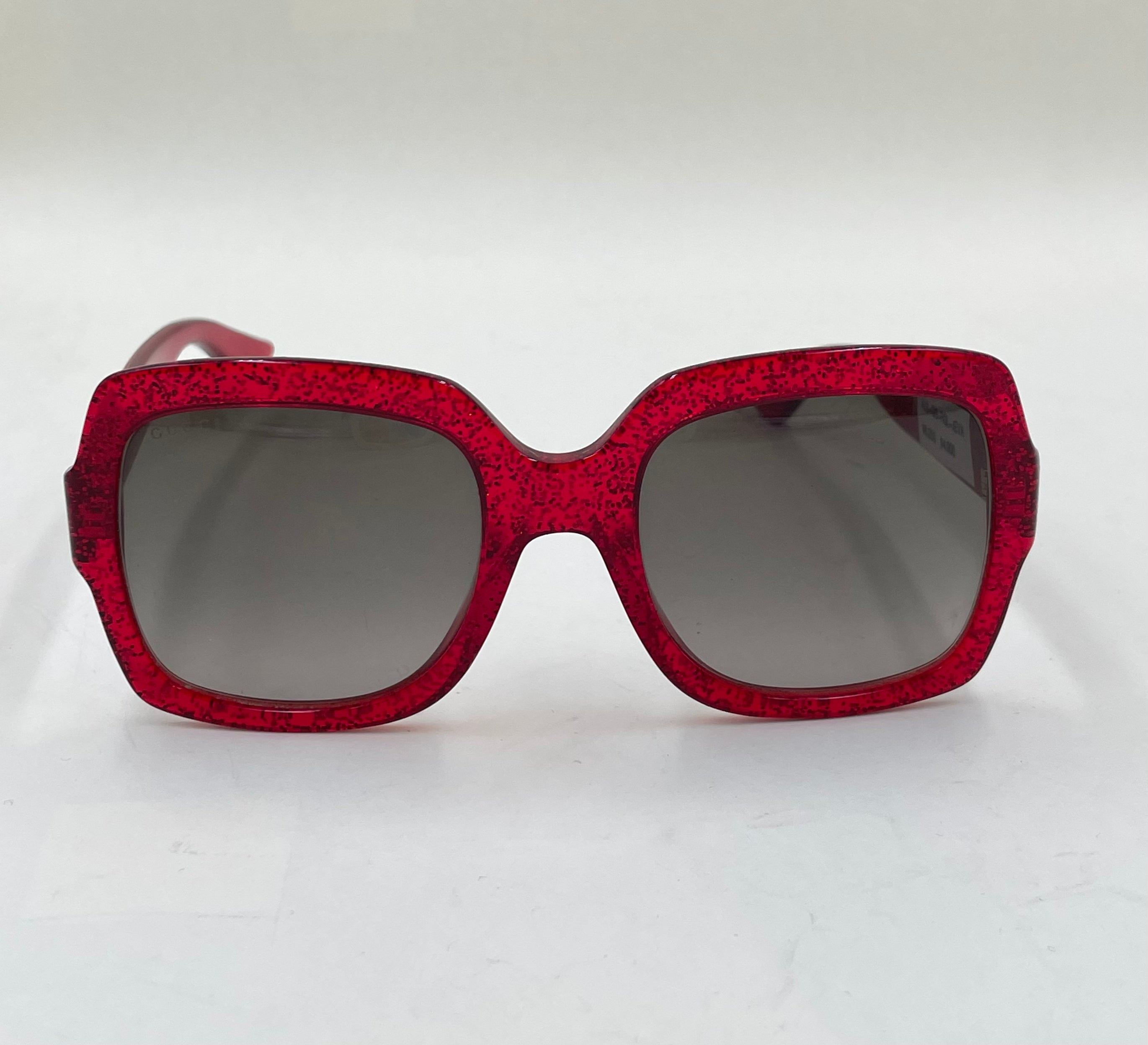 Gafas discount gucci rojas